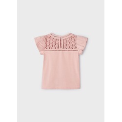 Camiseta m/c guipur niña mayoral