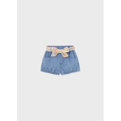 Pantalón corto denim niña mayoral