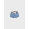 Pantalón corto denim niña mayoral