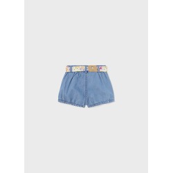 Pantalón corto denim niña mayoral