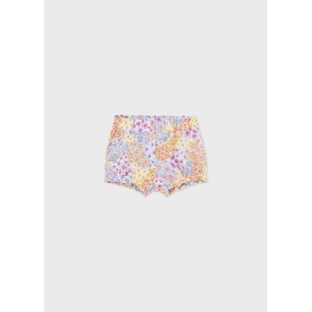 Pantalon corto estampado bebe niña mayoral