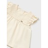 Conjunto bermuda guipur bebe niña mayoral