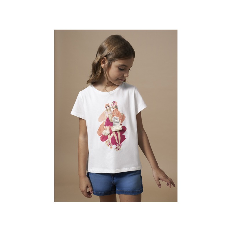 Camiseta m/c grafica chica mayoral