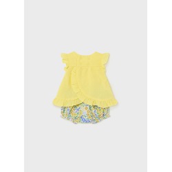 Conjunto short plumeti bebe niña mayoral