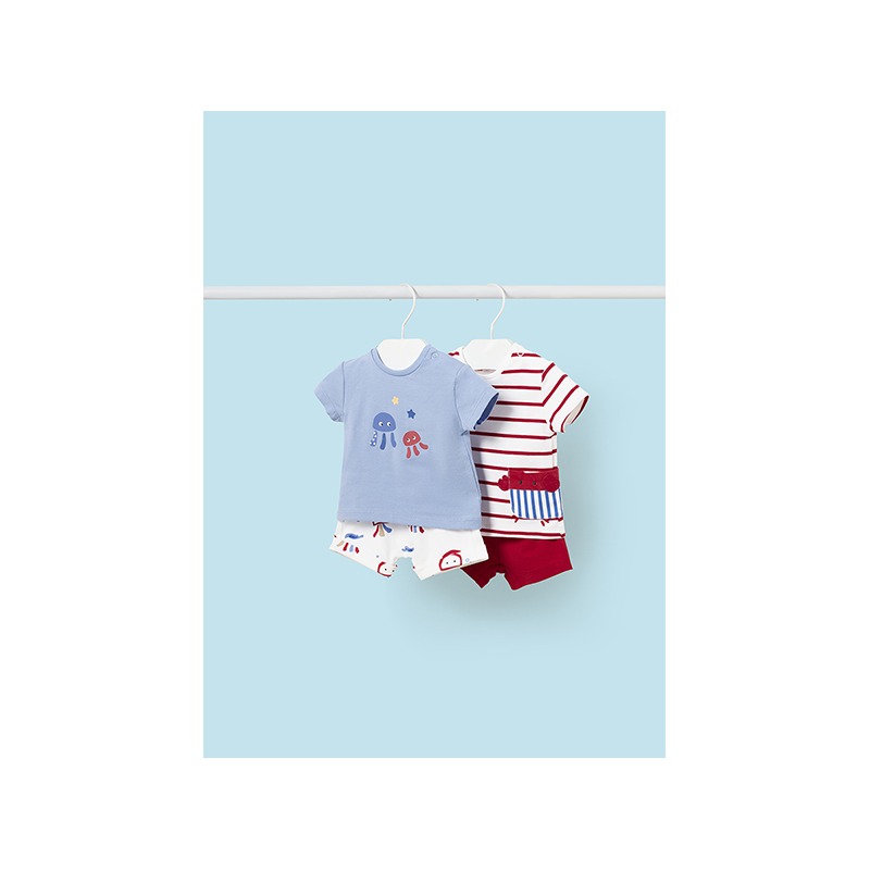 Conjunto punto 4 piezas corto bebe niño mayoral