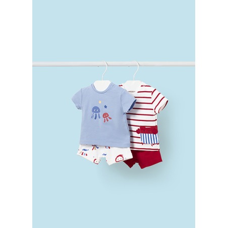 Conjunto punto 4 piezas corto bebe niño mayoral