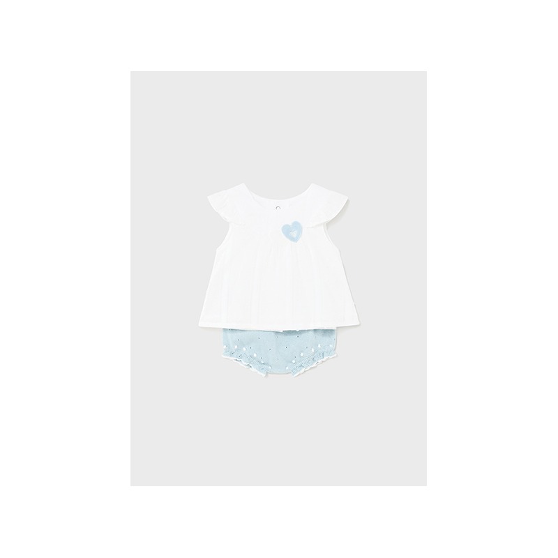 Conjunto short tricot bebe niña mayoral