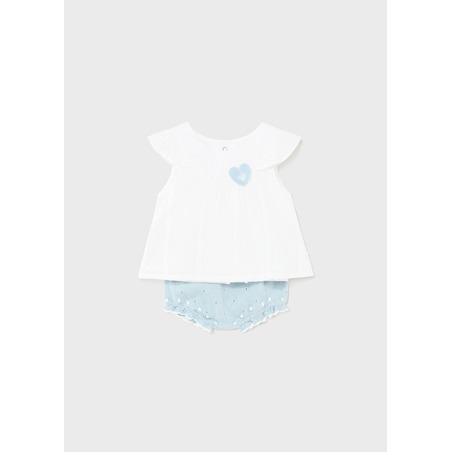 Conjunto short tricot bebe niña mayoral