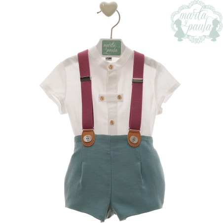 Conjunto bebe tirantes "Familia Melia" Marta y Paula