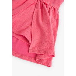 Vestido punto relieve de niña Boboli