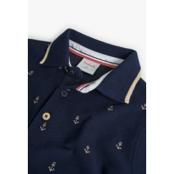 Polo piqué estampado de niño Boboli