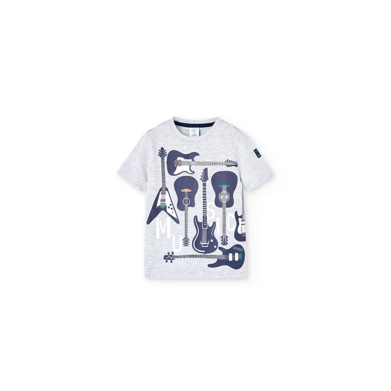 Camiseta punto básica de niño Boboli