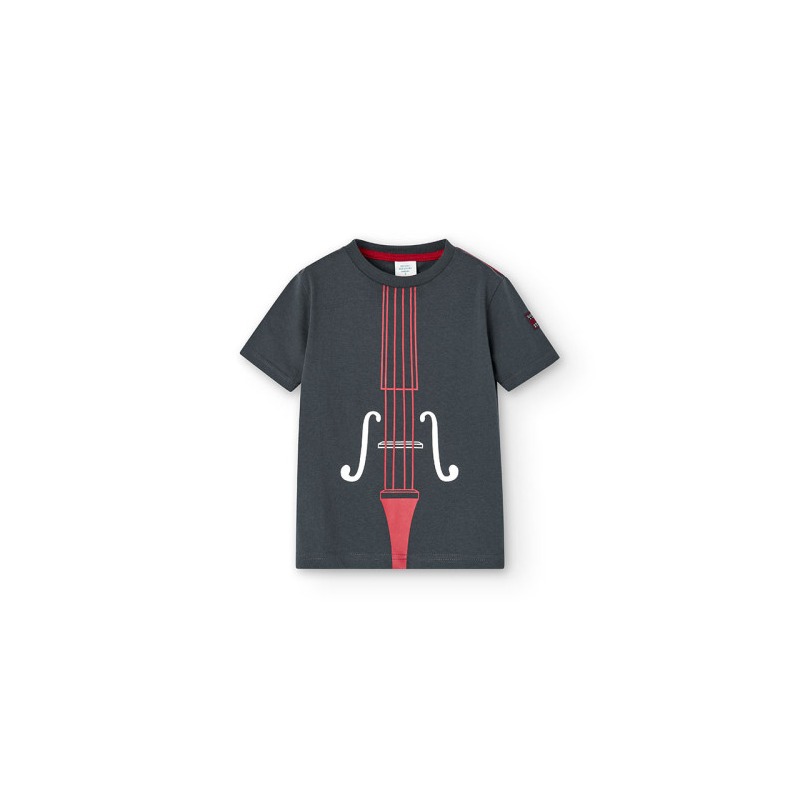 Camiseta punto básica de niño Boboli