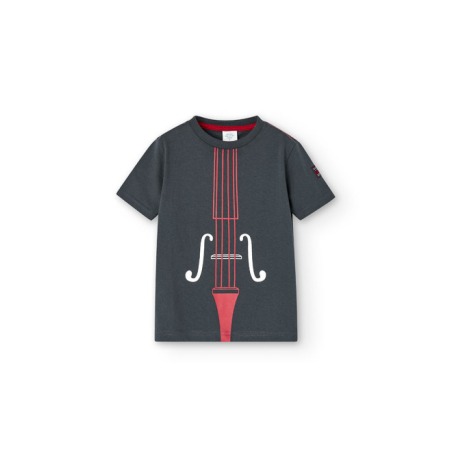 Camiseta punto básica de niño Boboli