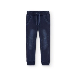 Pantalon felpa denim niño Boboli