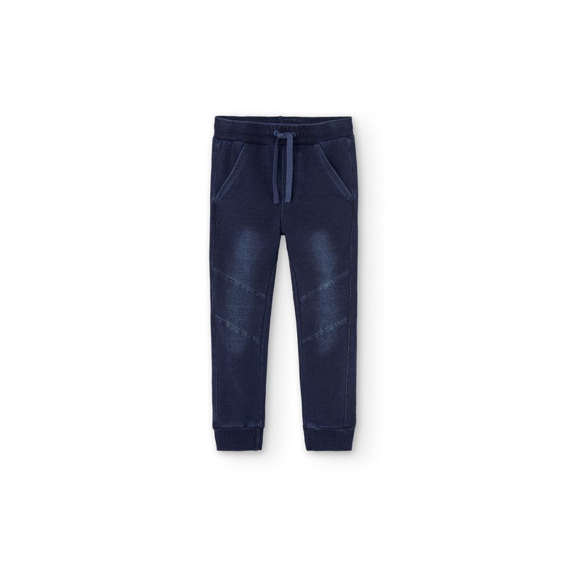 Pantalon felpa denim niño Boboli