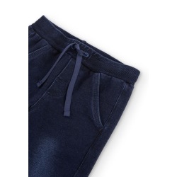 Pantalon felpa denim niño Boboli