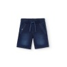 Bermudas felpa denim elástica de niño Boboli