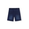 Bermudas felpa denim elástica de niño Boboli