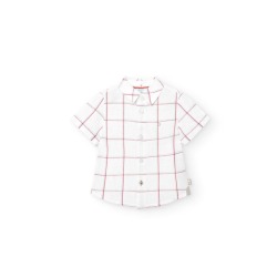 Camisa lino cuadros de niño...