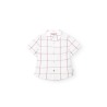 Camisa lino cuadros de niño Boboli