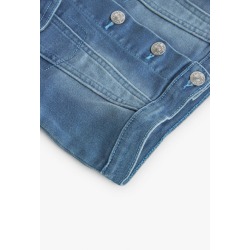 Cazadora denim elástico de niña Boboli