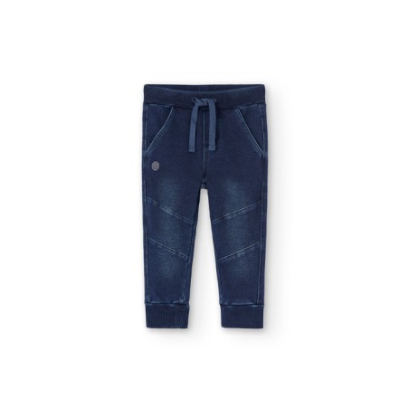 Pantalón felpa denim de niño Boboli