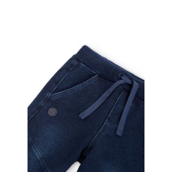 Pantalón felpa denim de niño Boboli