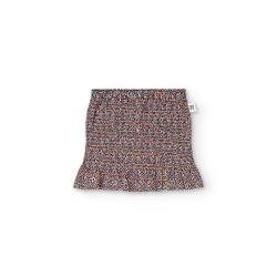 Falda de tejido estampado...