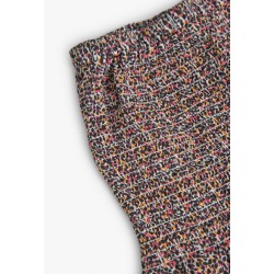 Falda de tejido estampado de niña Boboli