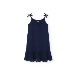 Vestido punto combinado de...