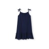 Vestido punto combinado de niña Boboli