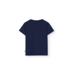 Camiseta punto flamé de niña Boboli