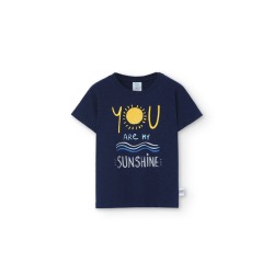 Camiseta punto flamé de...