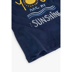 Camiseta punto flamé de niña Boboli
