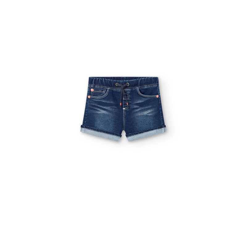 Bermudas denim punto de niño Boboli