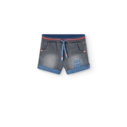 Bermudas denim punto de niño Boboli