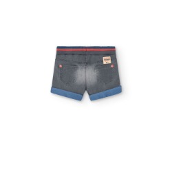 Bermudas denim punto de niño Boboli