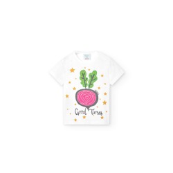 Camiseta punto básica de...
