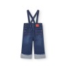 Pantalón denim elástico de niña Boboli