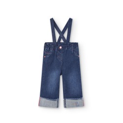 Pantalón denim elástico de...