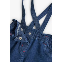 Pantalón denim elástico de niña Boboli