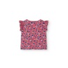 Camiseta punto flores de niña Boboli
