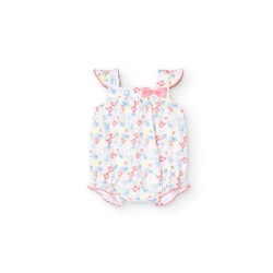Pelele popelín "floral" de...