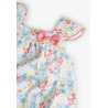 Pelele popelín "floral" de bebe niña Boboli
