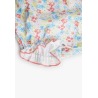 Pelele popelín "floral" de bebe niña Boboli