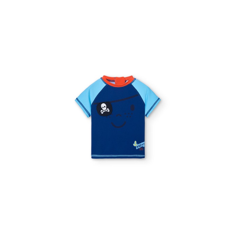 Camiseta punto poliamida de niño Boboli