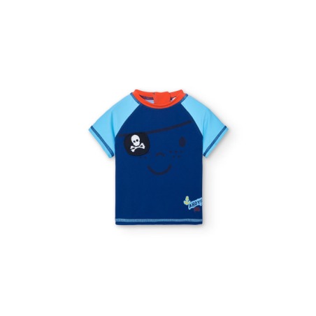 Camiseta punto poliamida de niño Boboli