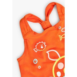 Vestido punto tirantes de niña Boboli