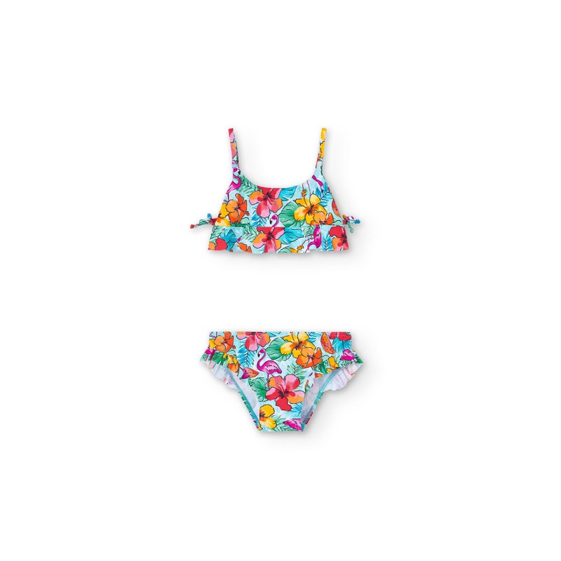 Bikini con volantes de niña Boboli